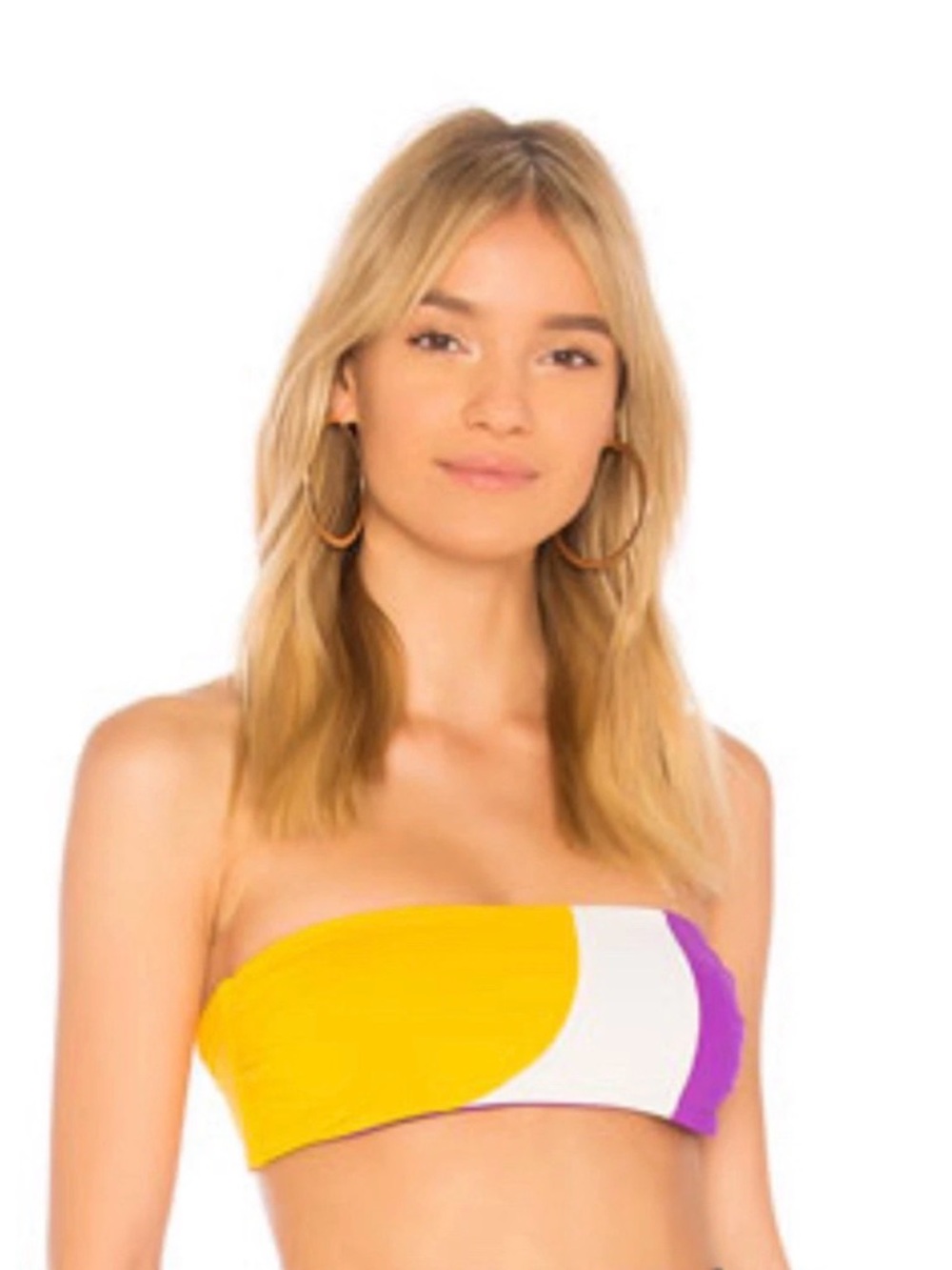 Mara Hoffman Abigail Bandeau Bikini - L